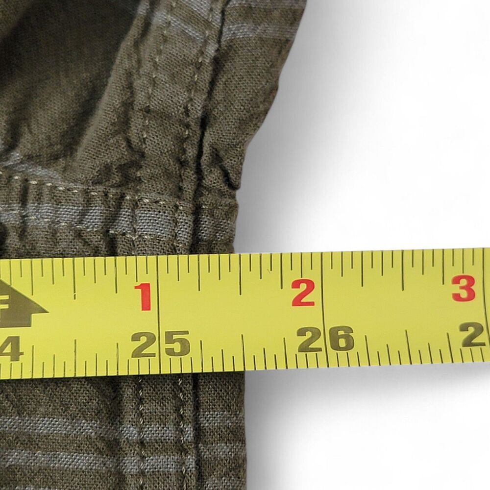 Carhartt Loose Fit Mens Shirt XL Button Down Striped Long Sleeve Outdoors Casual - Picture 7 of 8